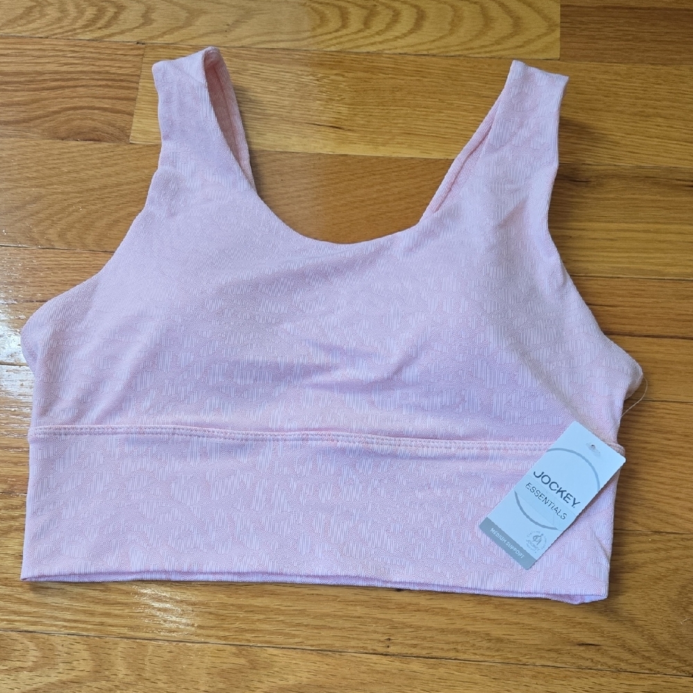 Jockey Women's Light Pink Sports Bra
